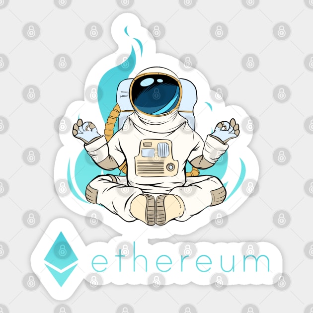 Ethereum Eth coin Crypto coin Cryptocurrency Sticker by JayD World